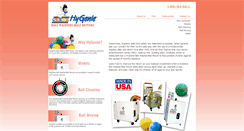 Desktop Screenshot of hygenieballwashers.com